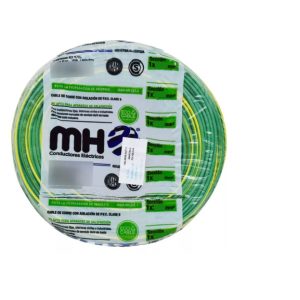 MH CABLE 1MM VERDE AMARILLO